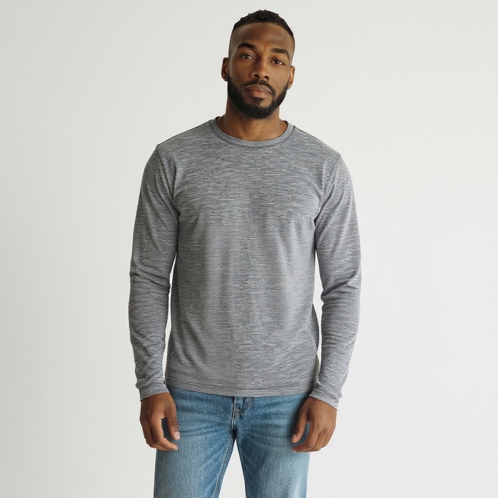Orvis Blue Long Sleeve Tee Classic Design